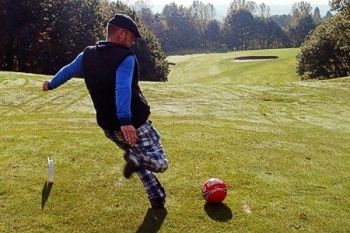 Axe Cliff Golf Club: FootGolf With Hot Drink For Two or Four from £15 (Up to 57% Off)