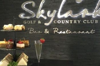 Champagne Afternoon Tea For Two for £19.95 at Skylark Golf and Country Club