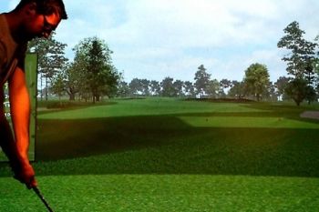 Golf Cafe Bar: Group Simulator Session With Pizza to Share from £17 (Up to 69% Off)